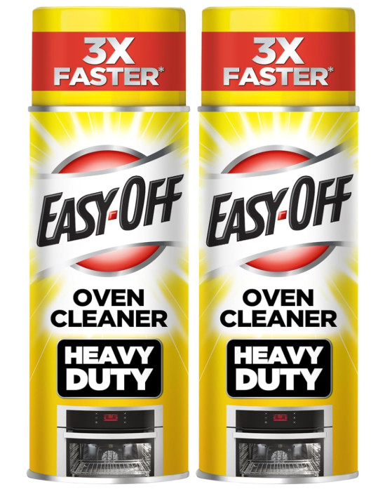 2 Pack -Easy off Heavy Duty Oven Cleaner, Destroys Tough Grease, Lemon 14.5oz