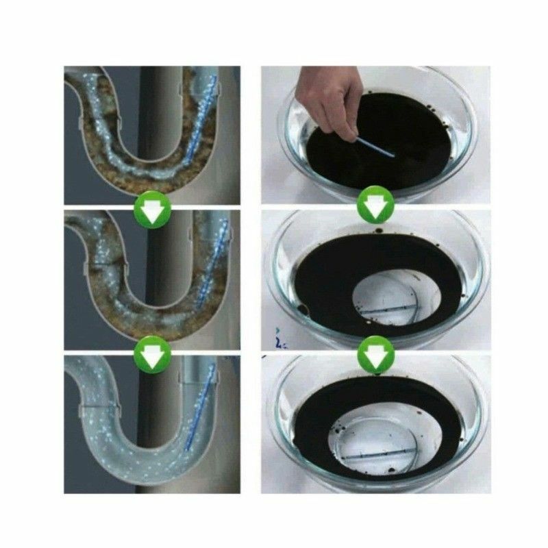 12/Pack Sani Sticks Keeps Drains And Pipes Clear And Odor Free Set As Seen On TV