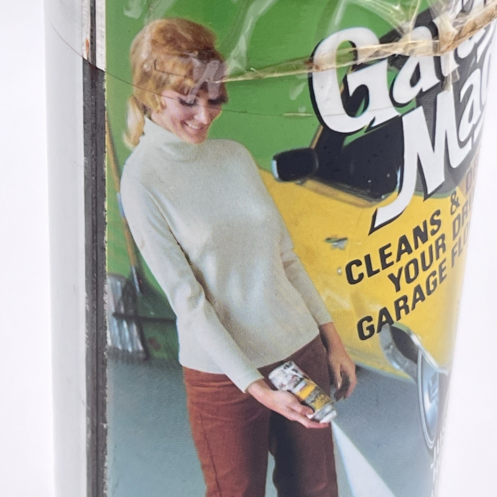 Vtg Garage Magic Spray Cleaner Degreaser 100% Full 70’s Advertising Movie Prop