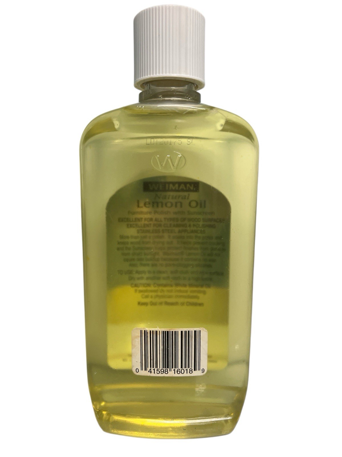Weiman Natural Lemon Oil 16 FL OZ With Sunscreen