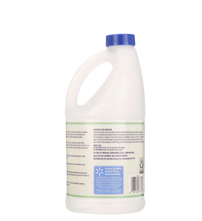 Great Value Cleaning Vinegar All-Purpose Cleaner, 64 fl oz, 6PACK