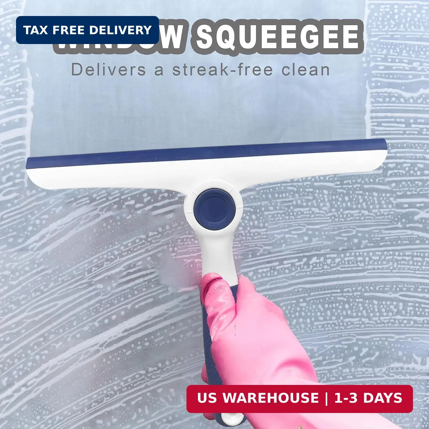 NBGYTECH Window Squeegee Household Cleaning Scraper Handheld Squeegee for Shower