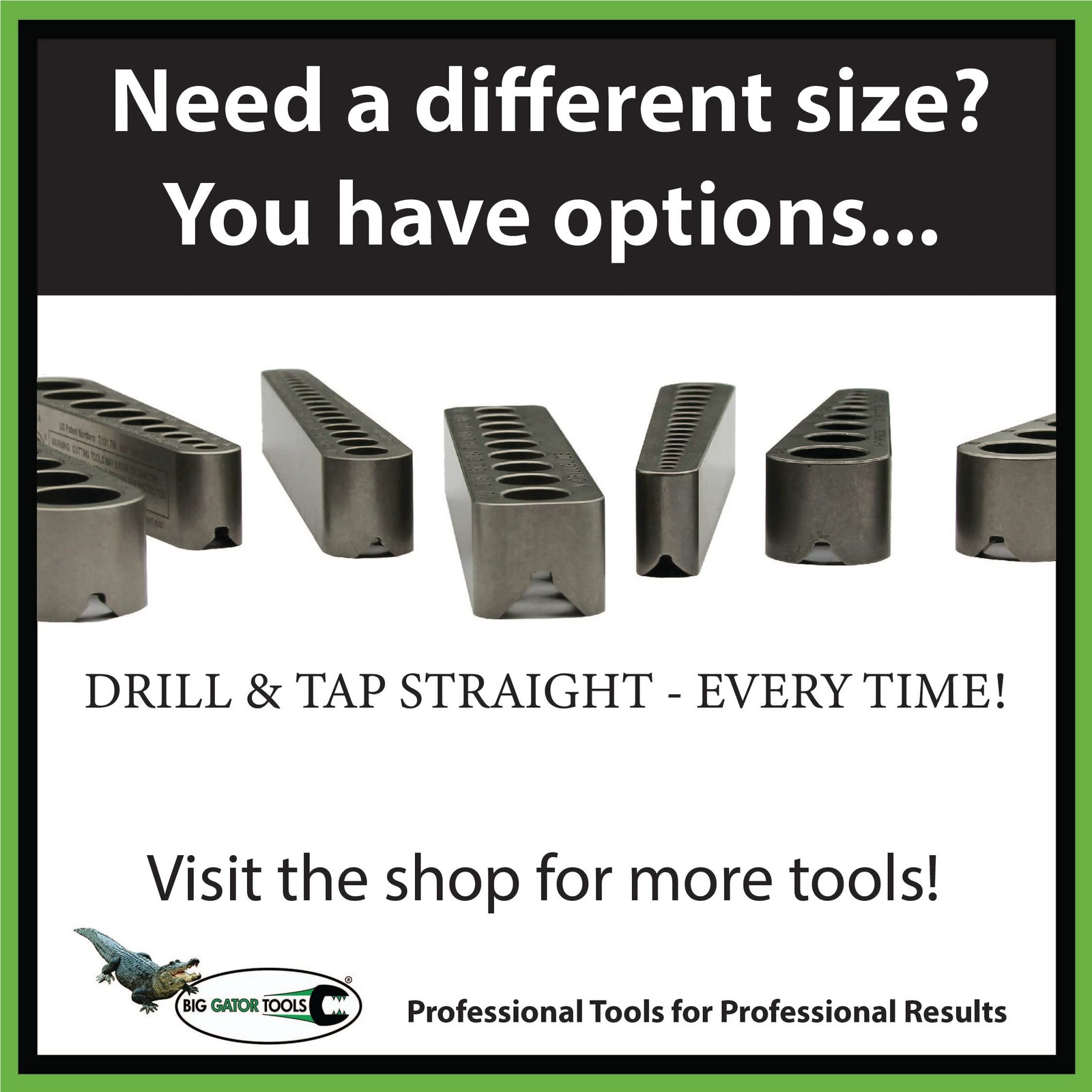 The Original V-DrillGuide®! STD1000DGNP Standard Drill Guide Sizes 1/8″ – 3/8″