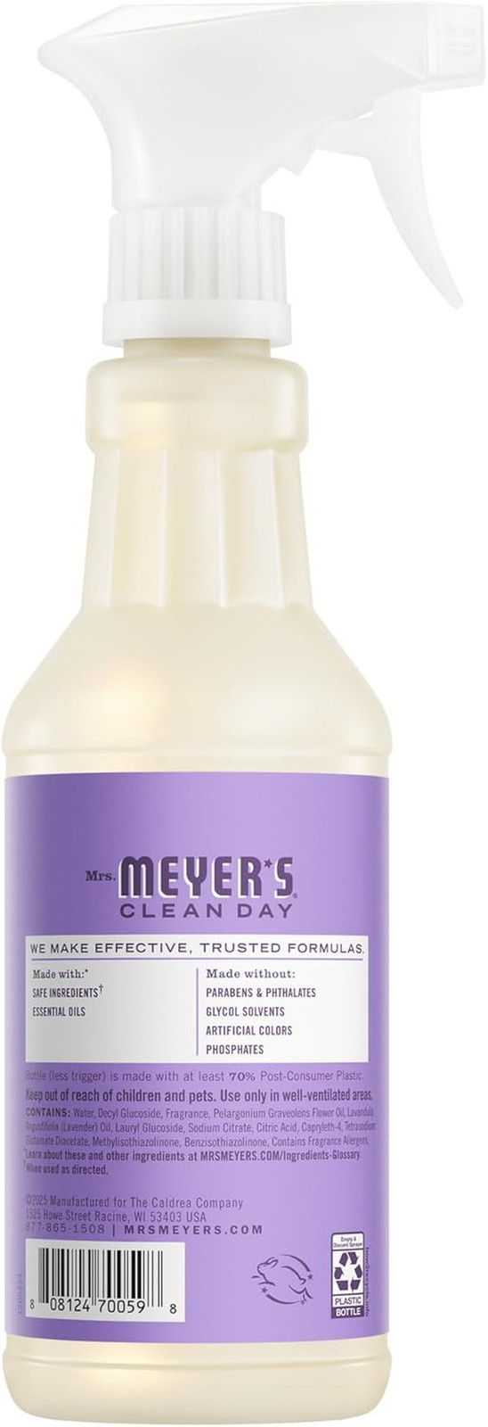 Mrs. MEYER’S CLEAN DAY Multi-Surface Cleaner 16 Fl Oz Each, 1 CT (Lilac + Daisy
