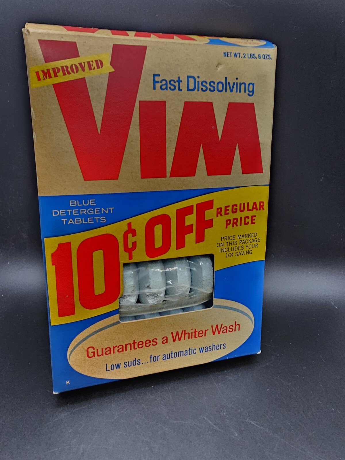 Fast Dissolving VIM Automatic Washer Tablets New in Original Box 2 Lbs 6 Oz