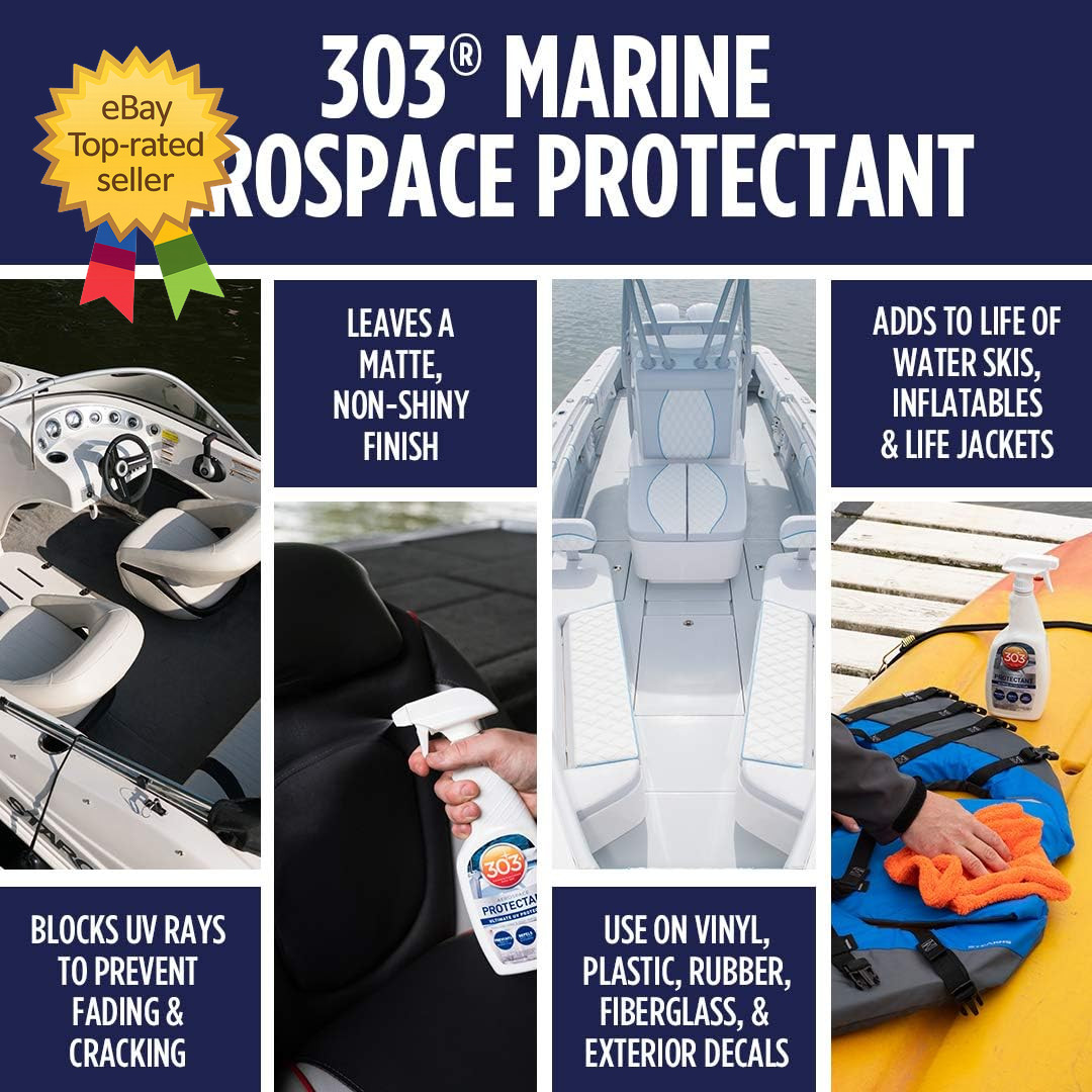 Marine Aerospace Protectant Spray 32oz UV Protection Vinyl Cleaner Matte Finish
