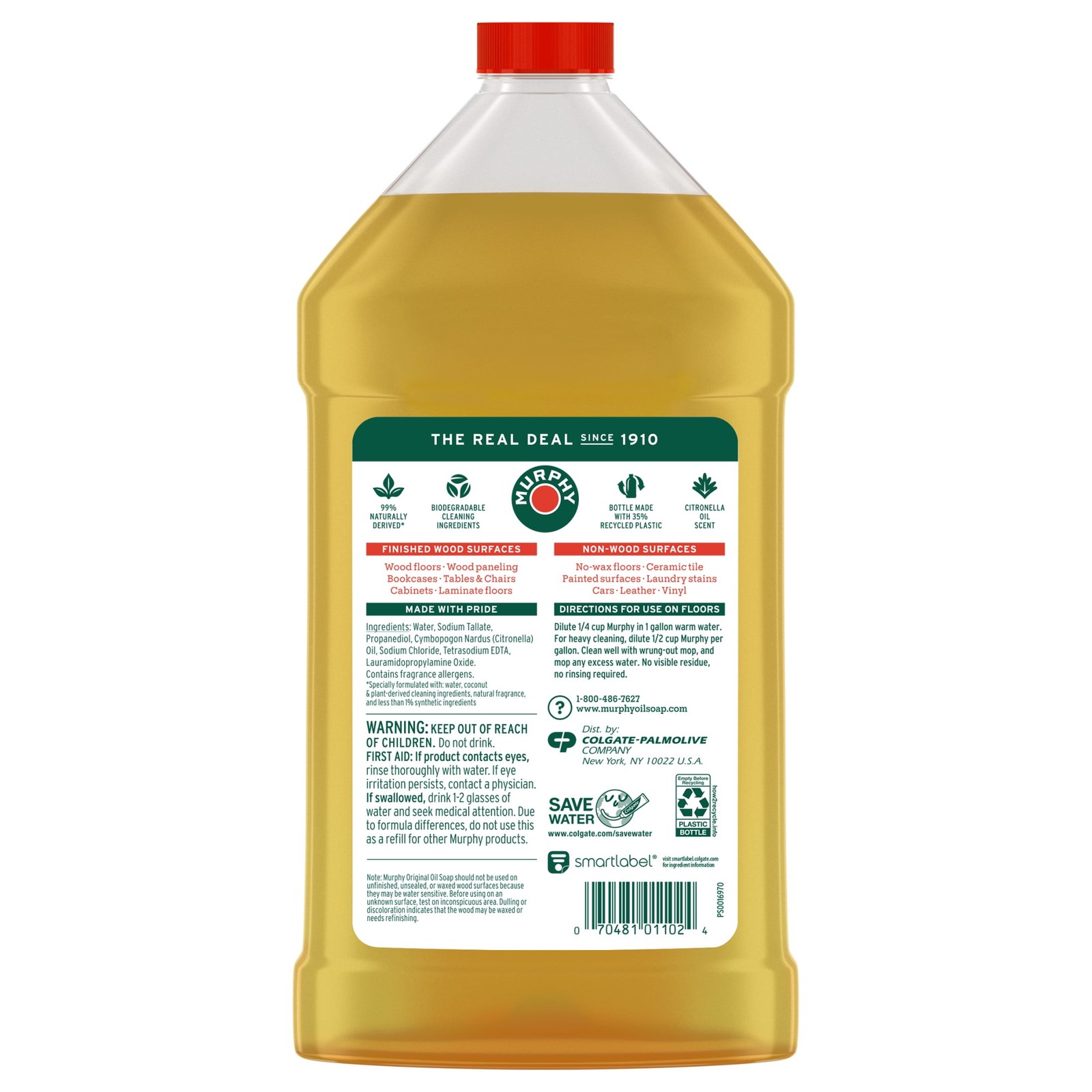 Murphy Oil Soap Wood Cleaner, Original – 32 Fluid Ounce-Free Shipping