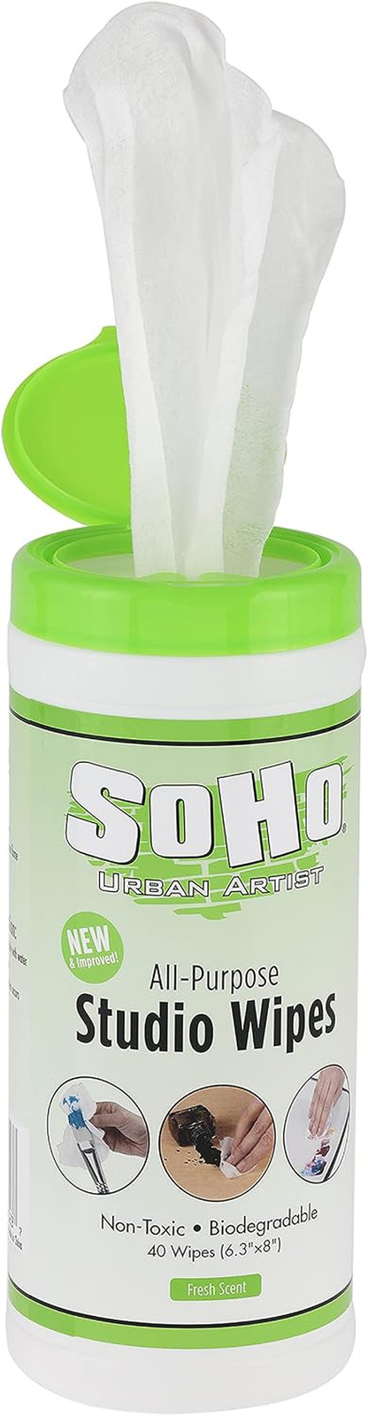 Multi-Surface Wipes, 120 Count, 3 Canisters, Non Toxic Biodegradable Stay Fresh