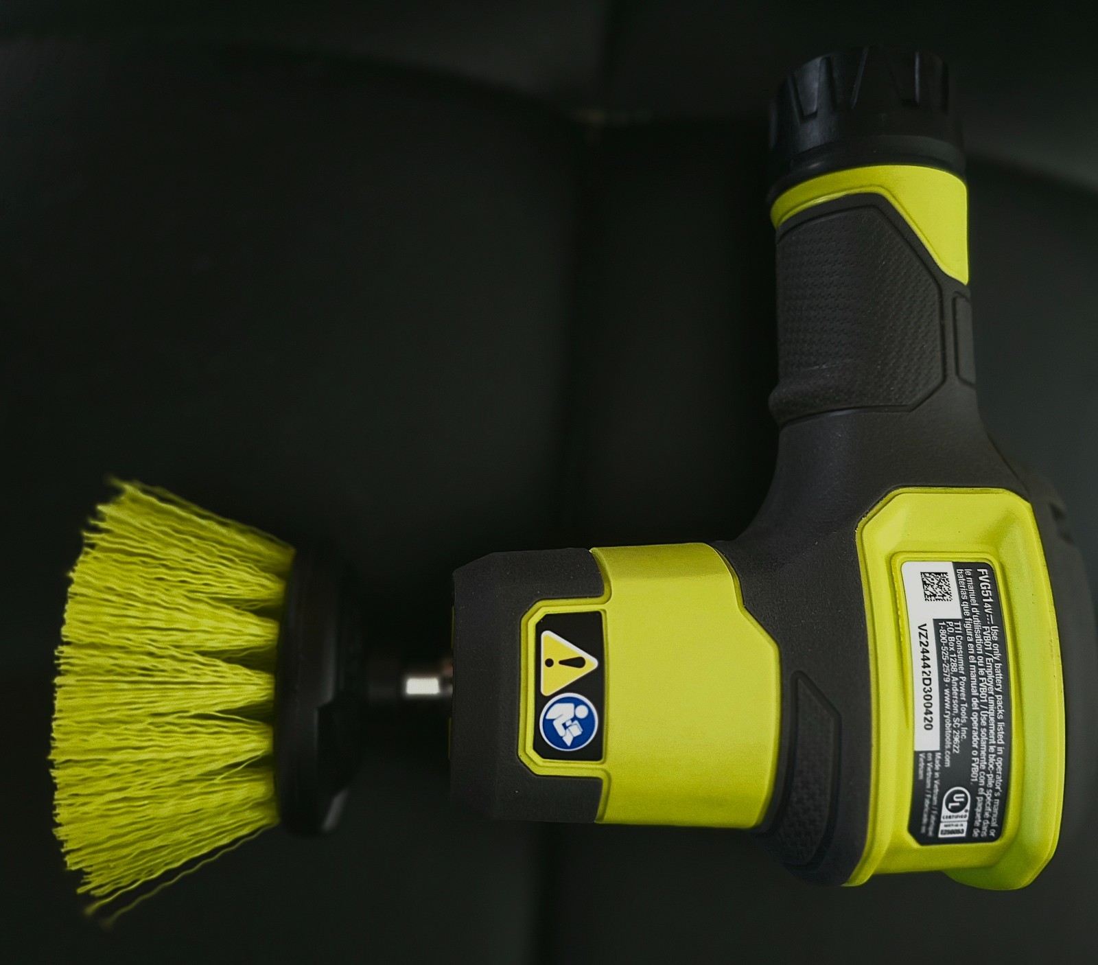 Ryobi Compact Size Power Scrubber Kit FVG51K – No Battery