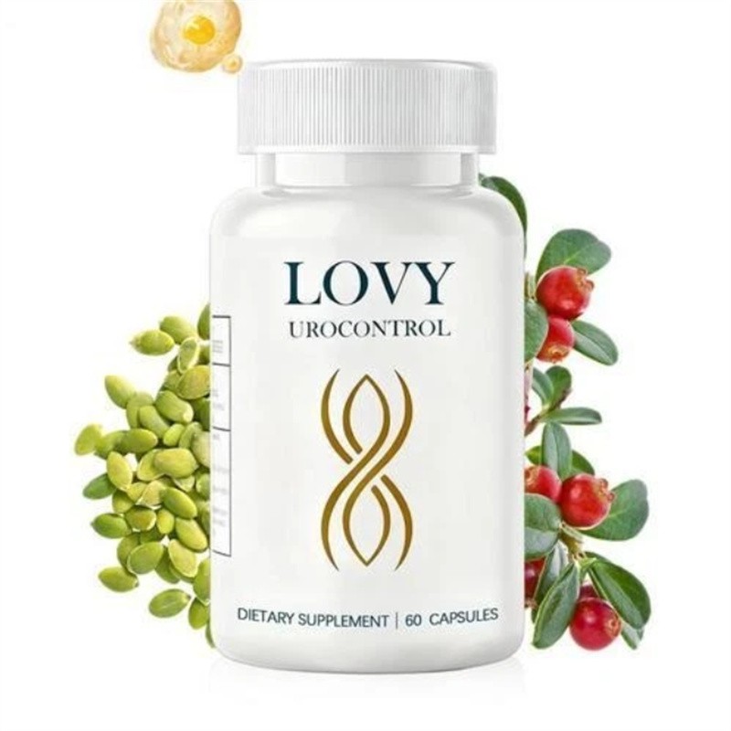 Lovy Urocontrol Capsules, Bladder Health Supplement, Maximum Strength Formula US