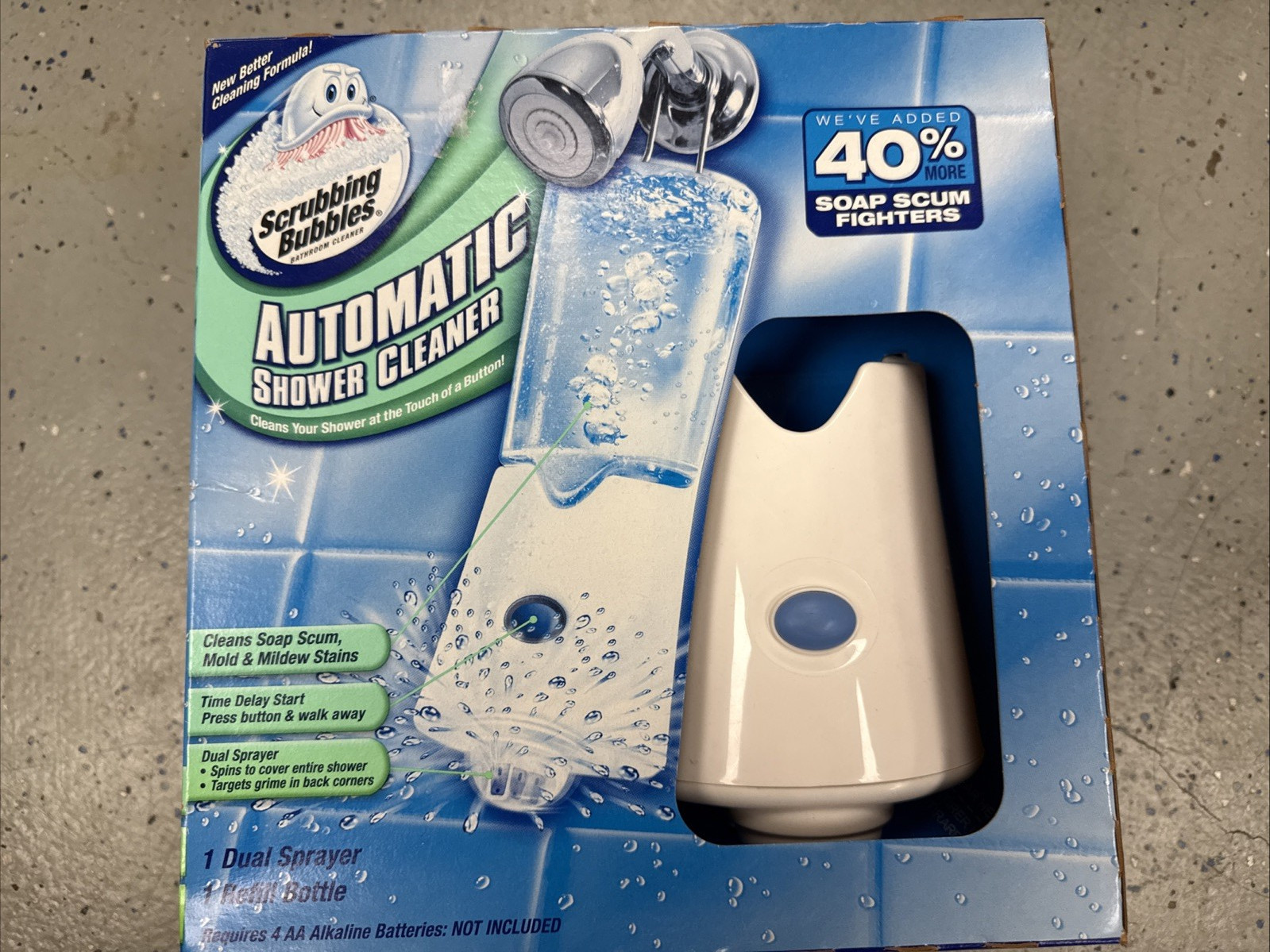 Scrubbing Bubbles Automatic Shower Cleaner Starter Kit 34oz – New