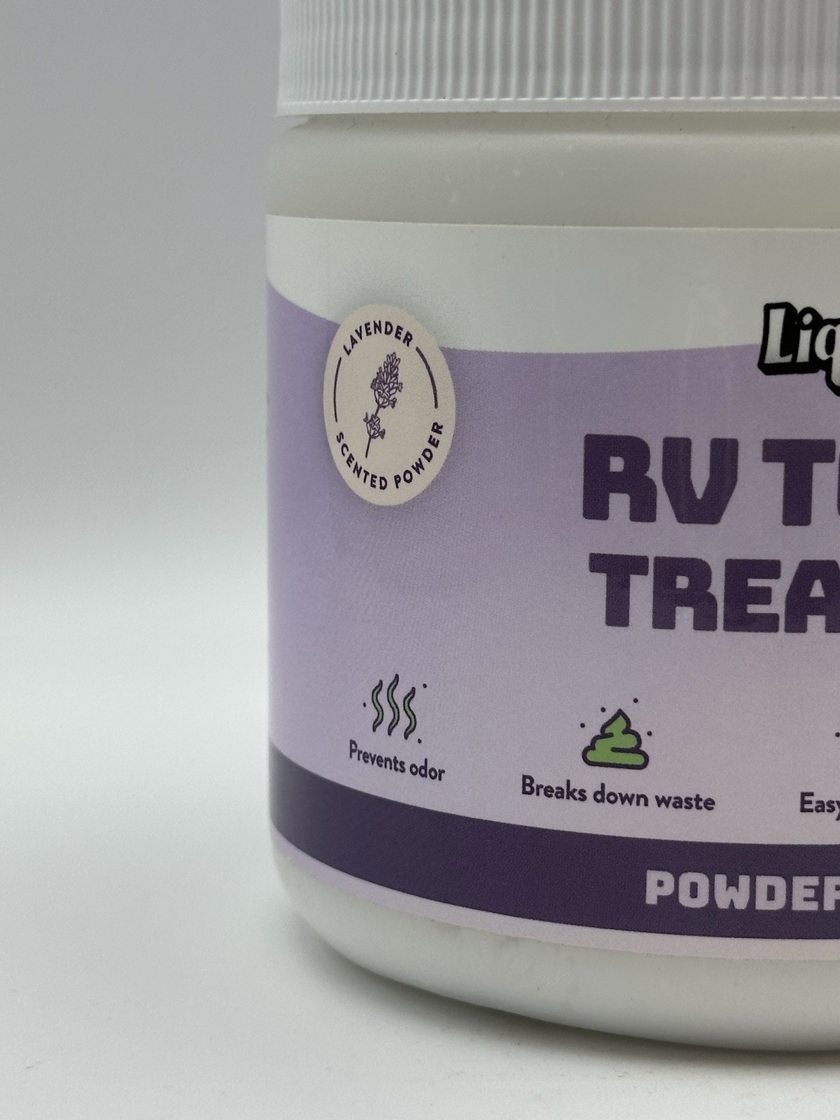 Liquified RV Natural Toilet Treatment Lavender Happy Powder Enzyme Formula 20oz