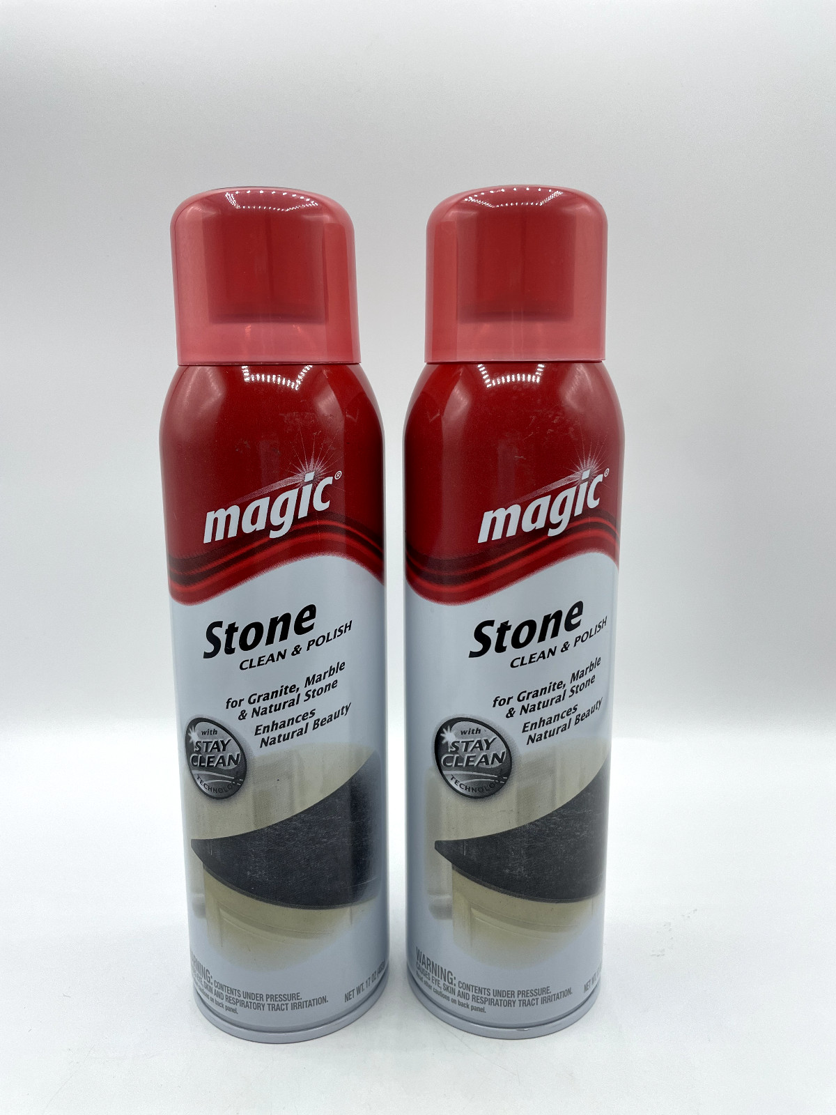 2 Magic Stone Clean & Polish 17 oz Discontinued Cleans Marble Bs256