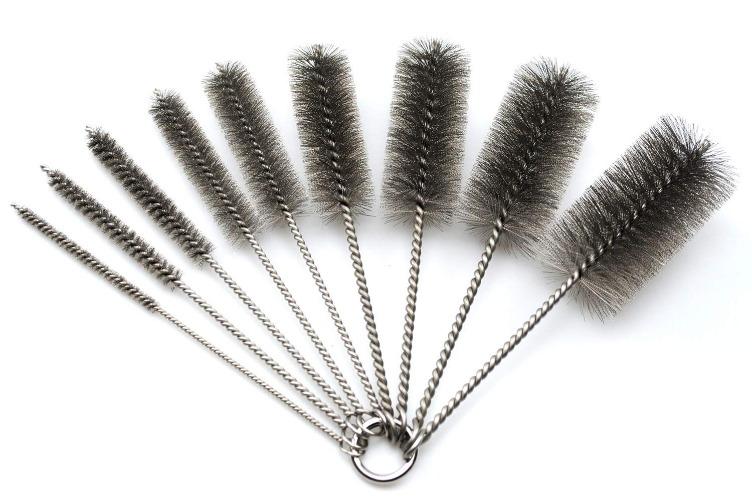 Pipe Cleaning Brush Set Stainless Steel Bristles Stainless Steel Pipe Brush Stee