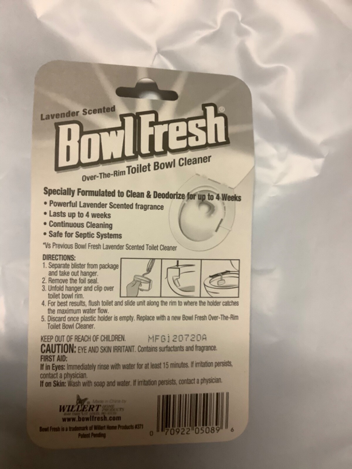 10 pack Bowl Fresh Toilet Bowl Cleaner and Deodorizer lavender