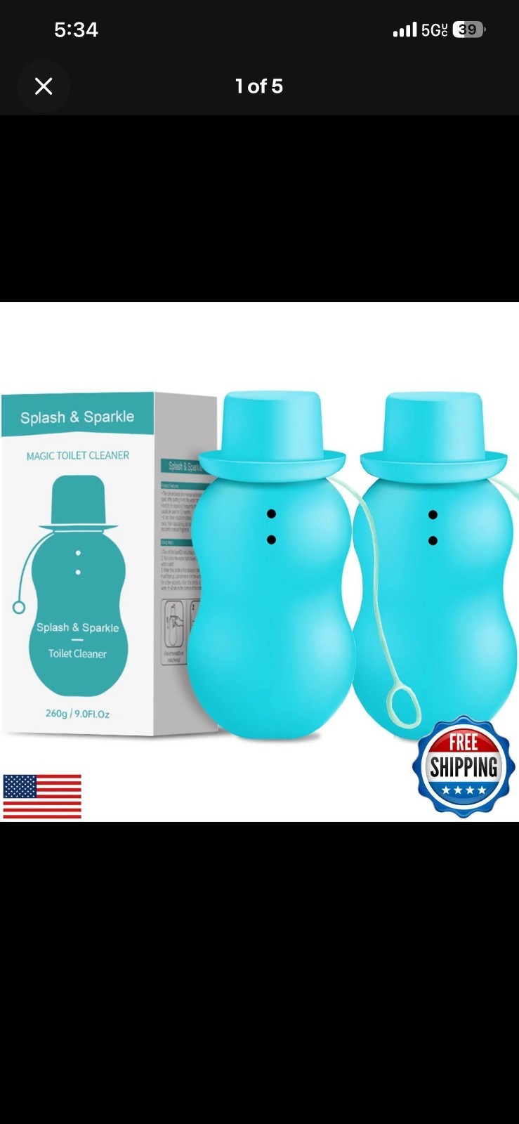 Splash And Sparkle Toilet Bowl Cleaner