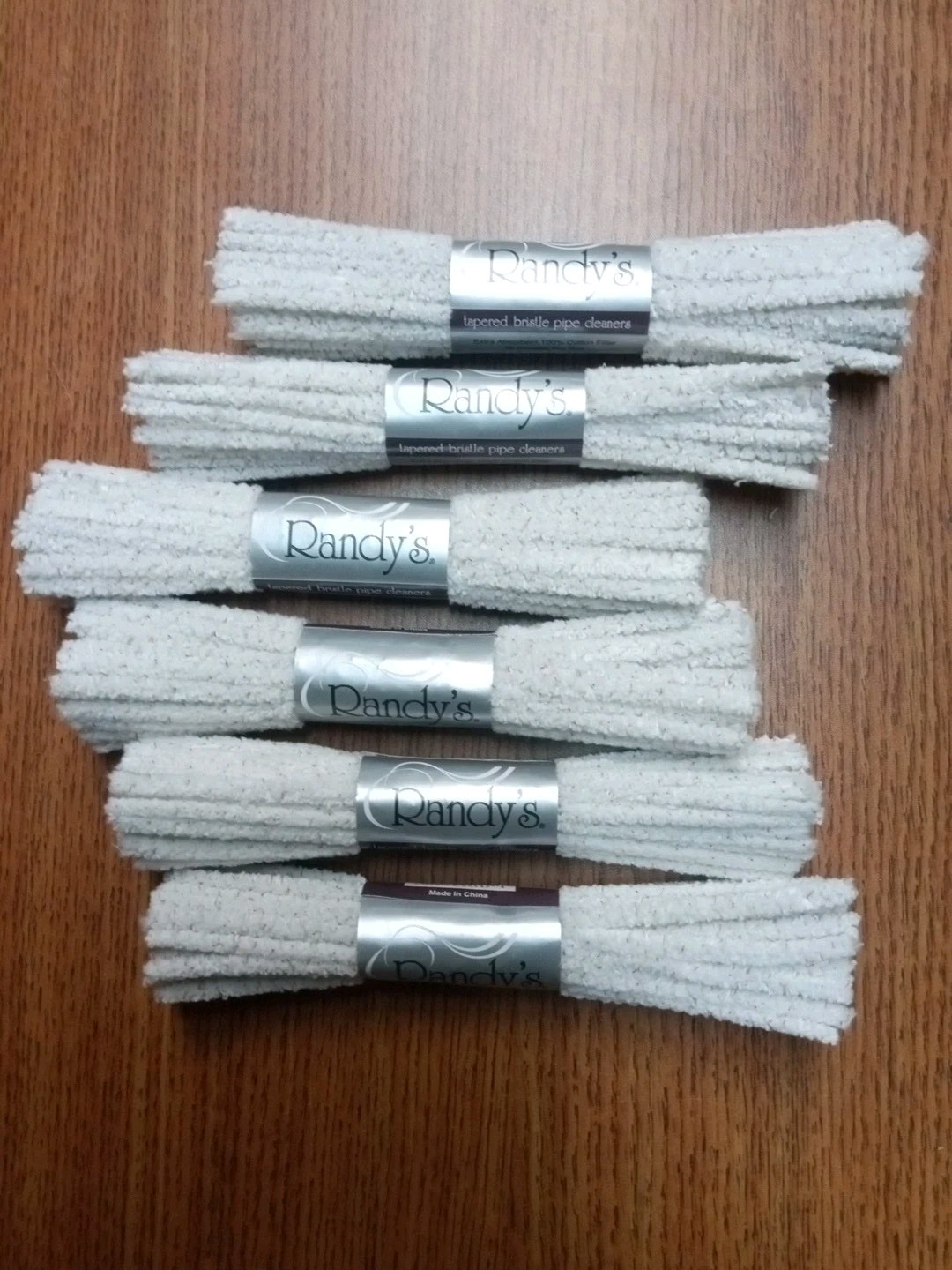 6 Bundles 44 Count Randy’s Tapered Soft Cleaners