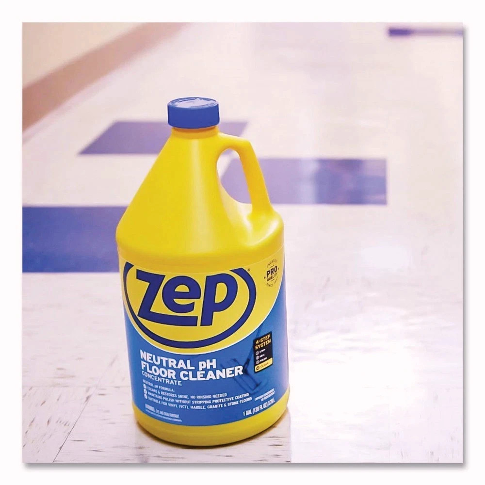 Zep Commercial ZUNEUT128CT Neutral Floor Cleaner – Fresh Scent (4/Carton) New