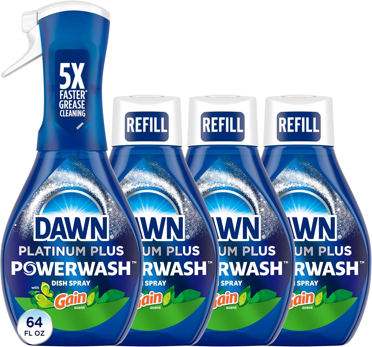 Dawn Powerwash Gain Original Dish Spray, Liquid Dish Soap, Dish Soap Refill, , 1
