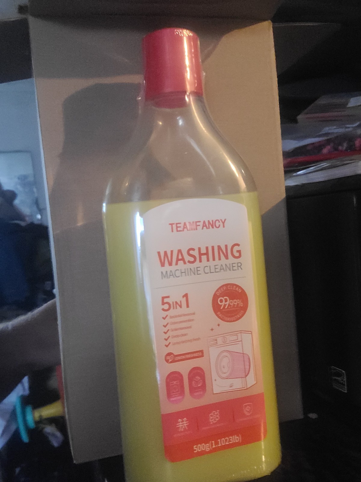 TEAMFANCY 5-in-1 Washing Machine Cleaner Liquid, 500g, 2 pack