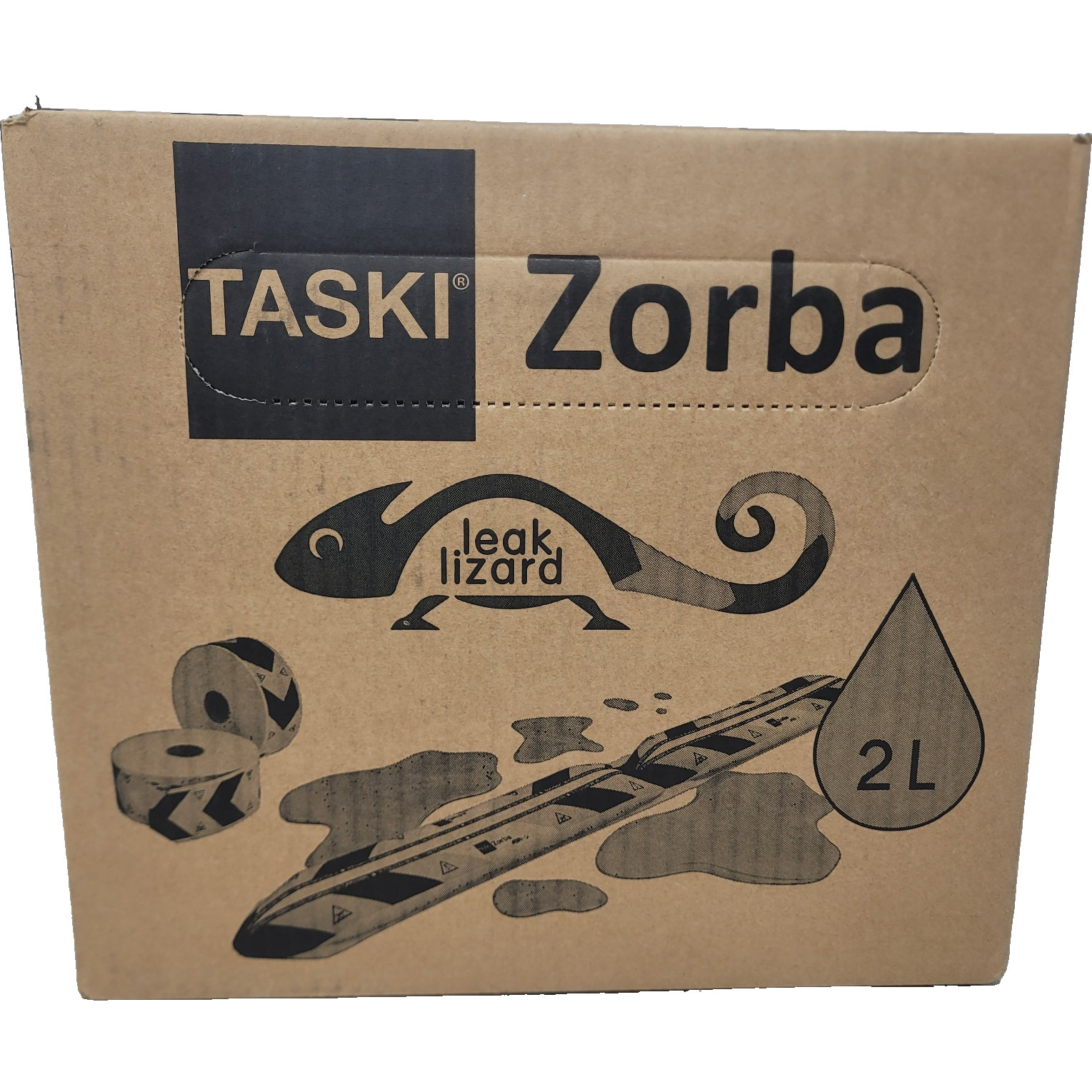 Diversey 7523269 Taski Zorba Leak Lizard Soaks Up Leaks to Stop Slips 50 Strips