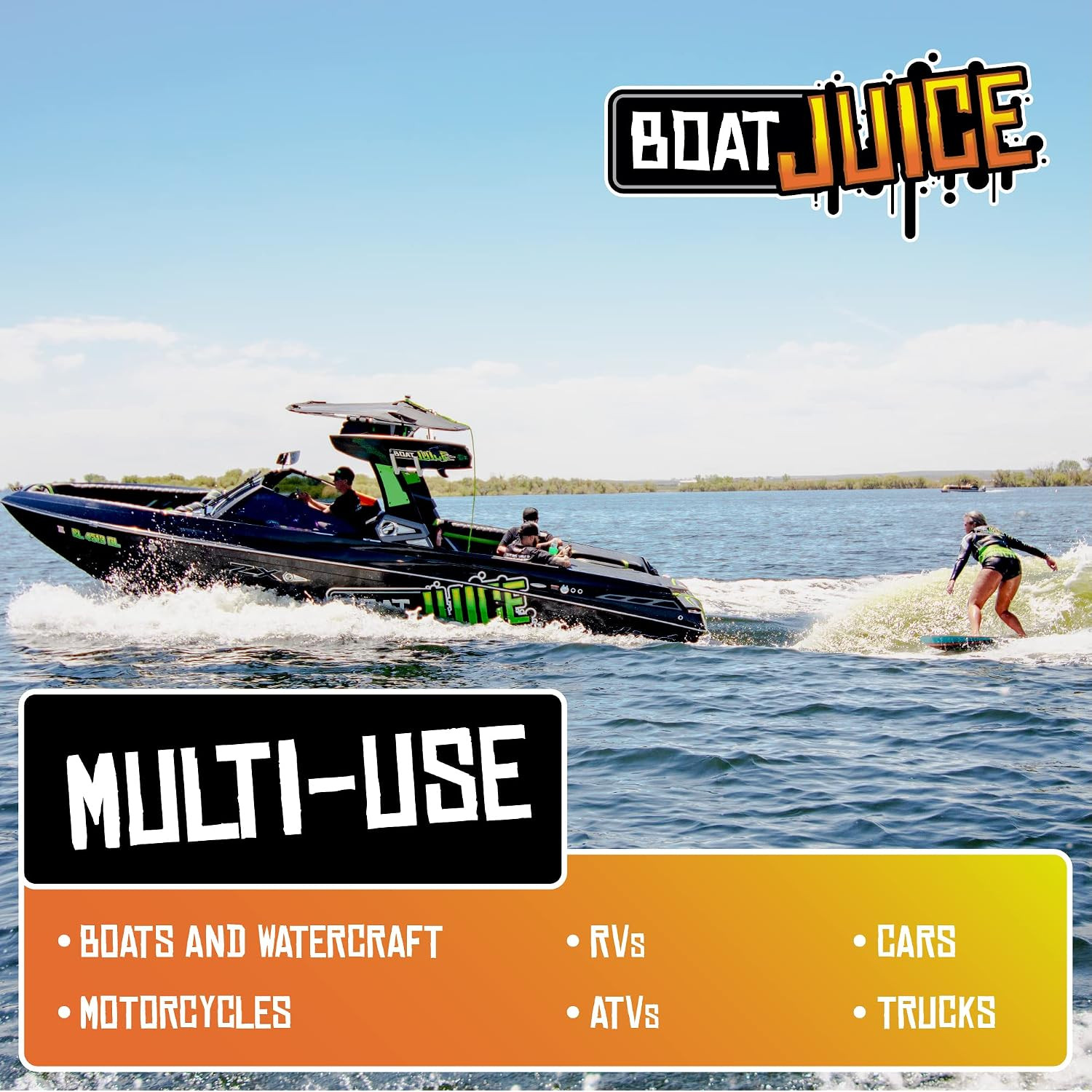 Boat Juice Interior 2-In-1 Vinyl Boat Seat Cleaner & Ceramic UV Protectant Spray