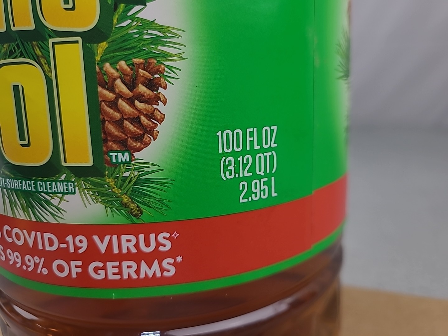 Pine Sol 100oz ORIGINAL Formula with PINE OIL Glycolic Acid Cleaner .