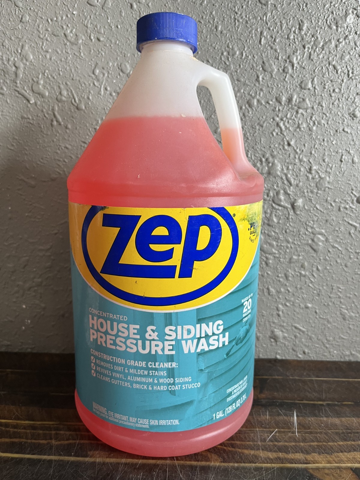 Zep House & Siding Pressure Wash 1 Gallon Concentrated Exterior Cleaner