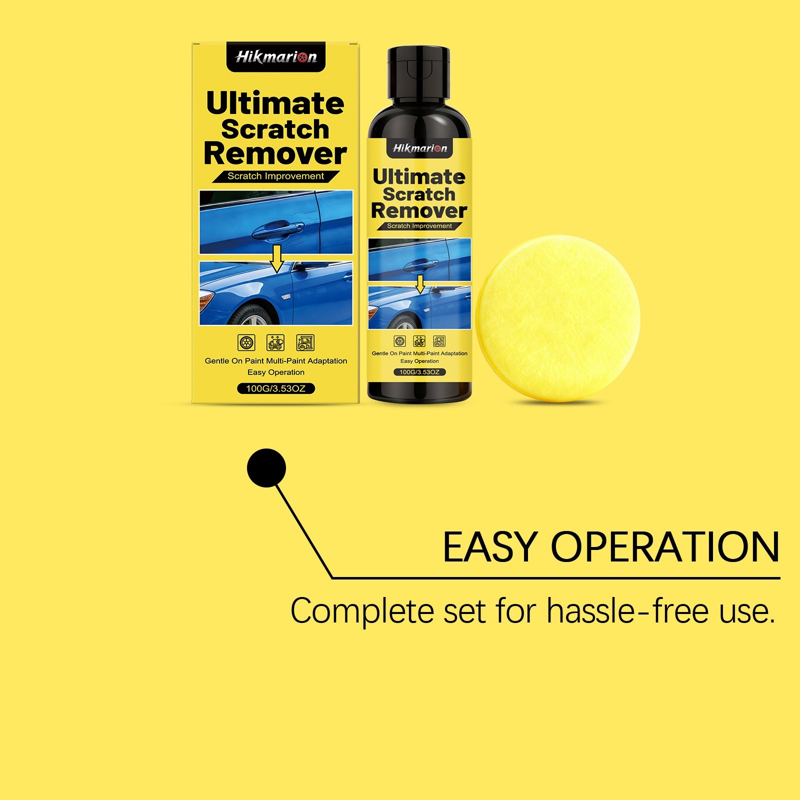 NanoPolix Scratch Remover – Eliminate All Car Scratches In 60 Seconds, Nano Poli