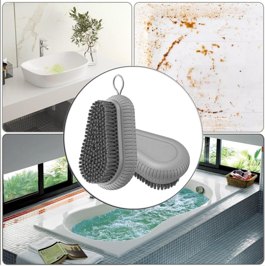 Compact Carpet Cleaning Brush Set – Soft Grip Brushes for Various Surfaces
