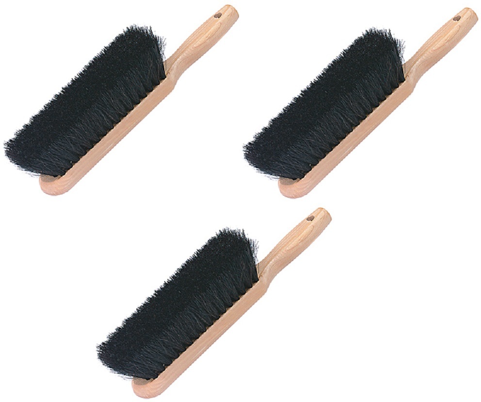 Harper # 454 14″ Wood Natural Synthetic Blend Horsehair Counter Brush – 3 Pack