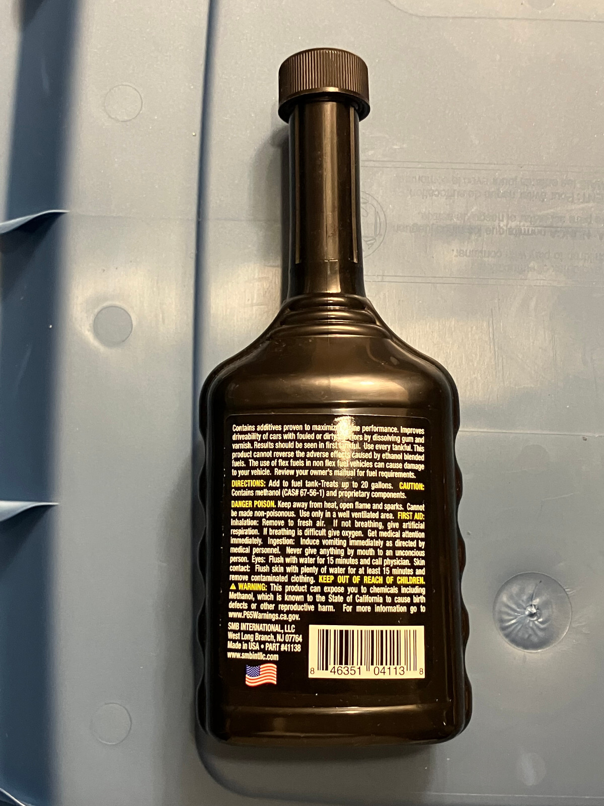 Fuel Injector Cleaner SMB Superior Motoring Cleaner 10 FL. OZ. Cleans Injectors