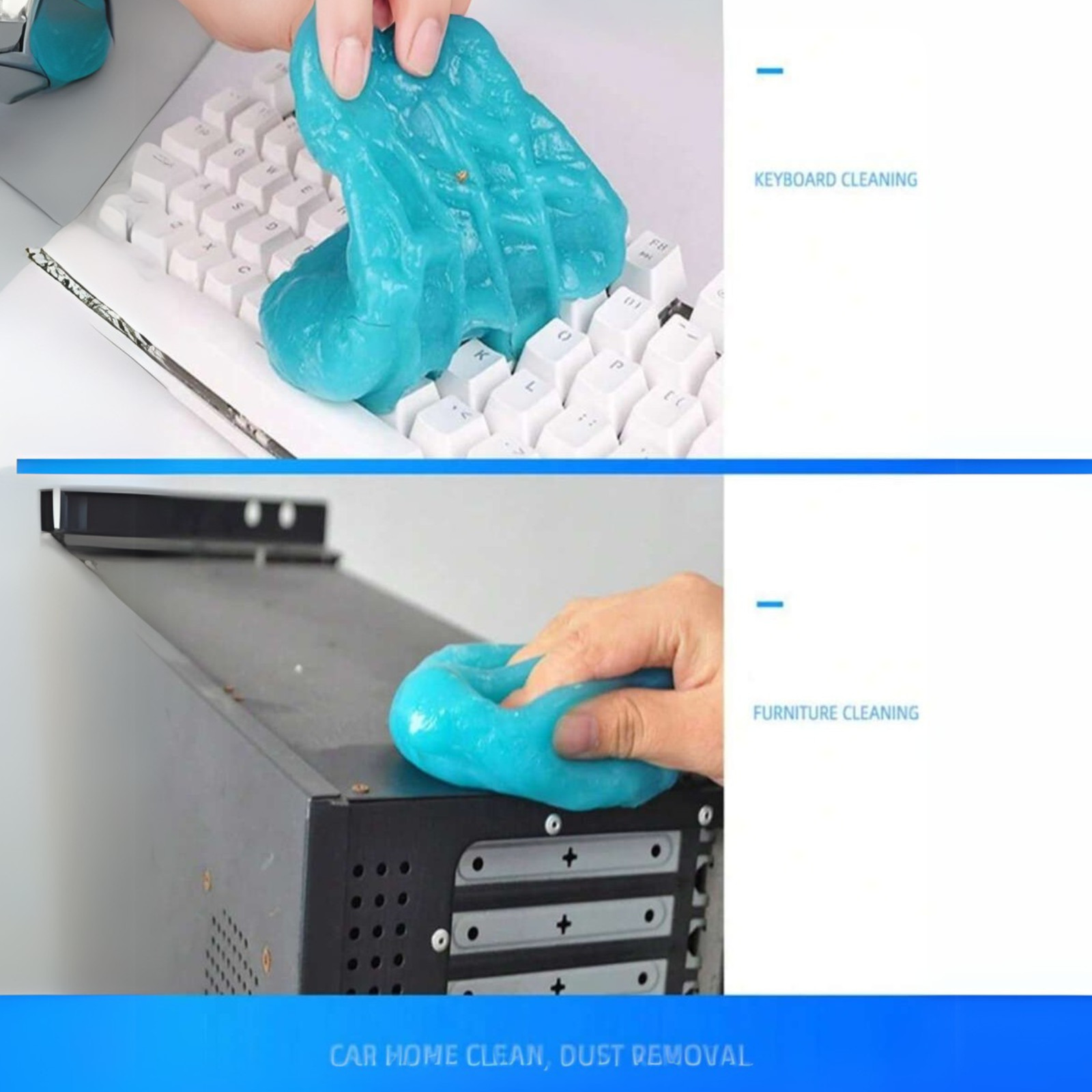 1 Pc Cleaning Gel Car Magic Dust Remover Glue Keyboard Cleaner Multi-Use Gel