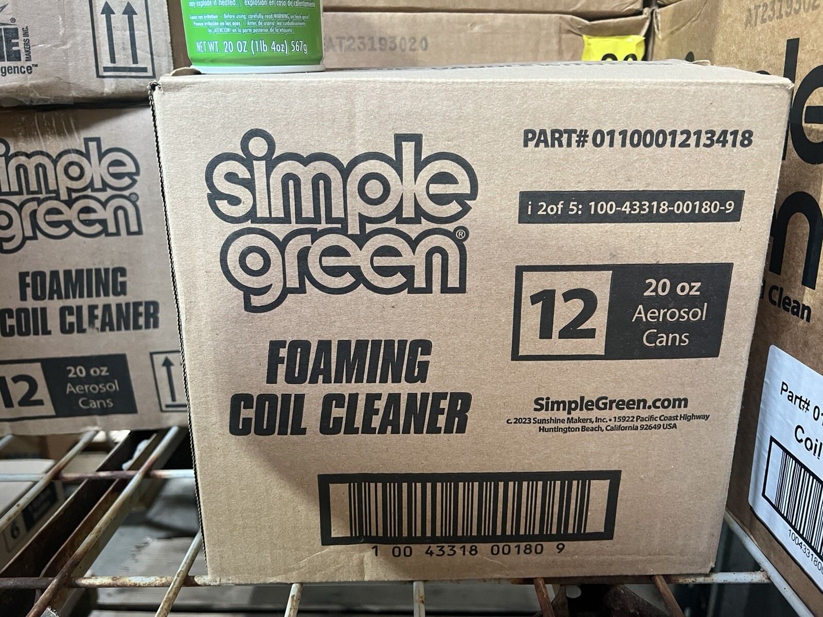 Simple Green 20oz Professional Strength Foaming Coil Cleaner(12 Pack)