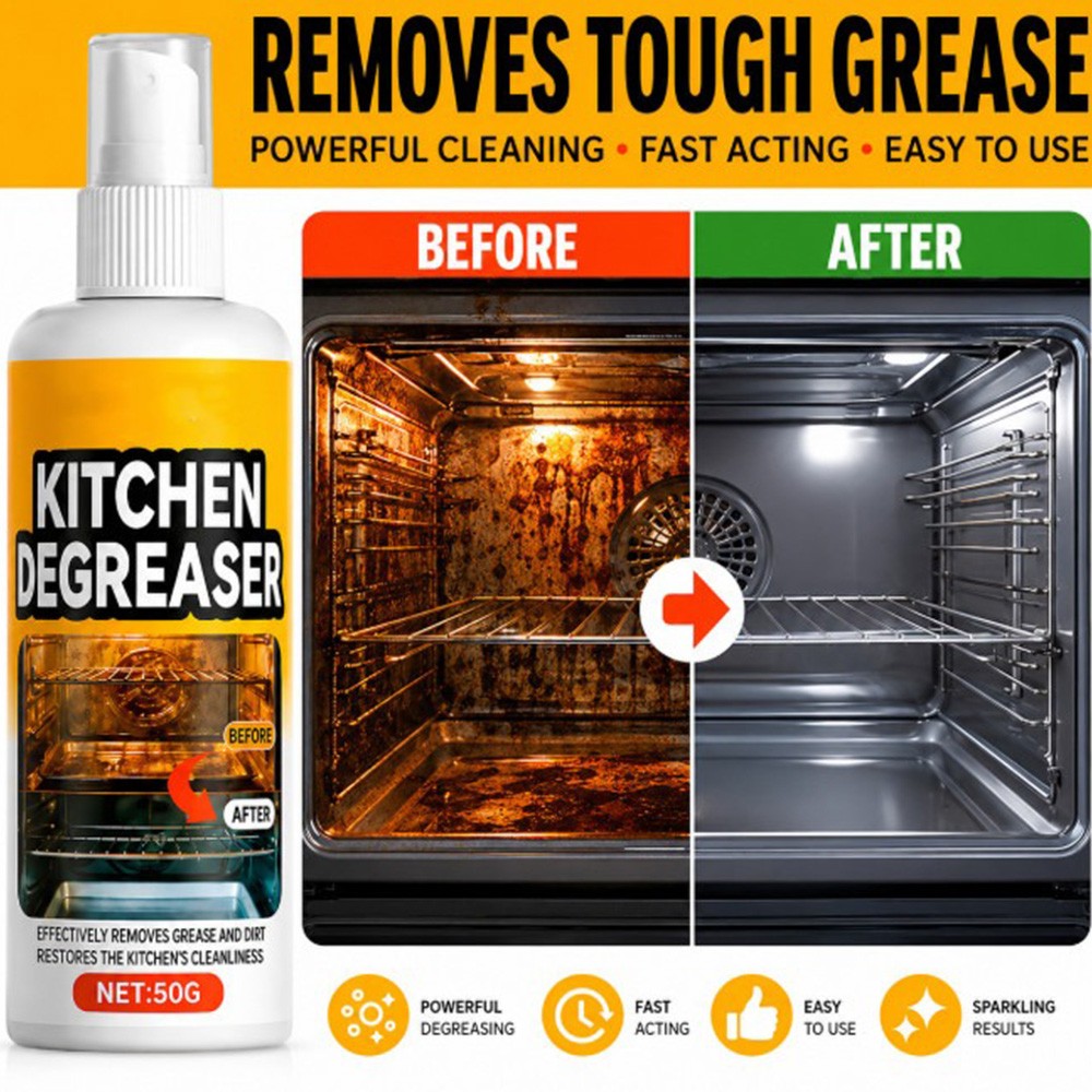 50/120g Grease Killer Spray Greasekiller Grill Cleaner Extra Strong Oven Cleaner