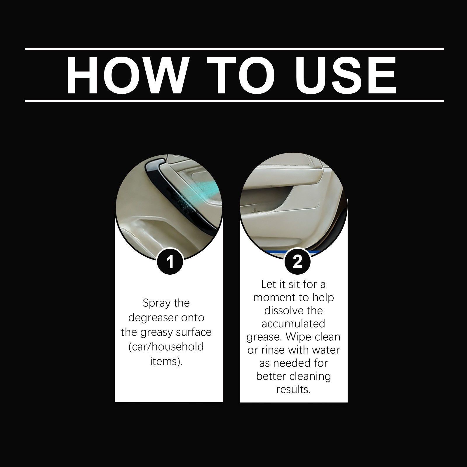 All Purpose Degreaser For Car And House,Lemon Scent Cleaning Spray 120ml US