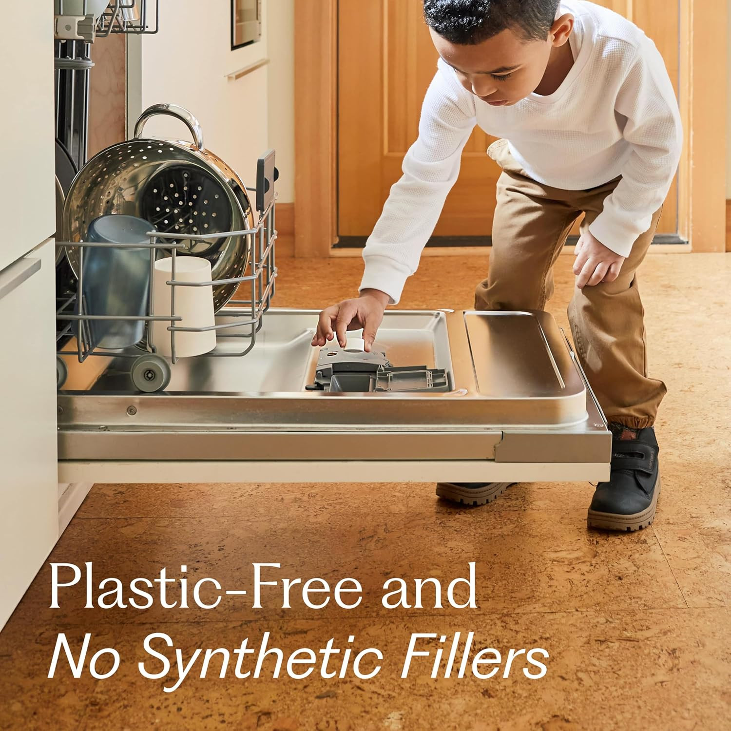 Dishwasher Tablets – 120 Ct | Plastic-Free, Fragrance-Free, Human-Safe | Deliver