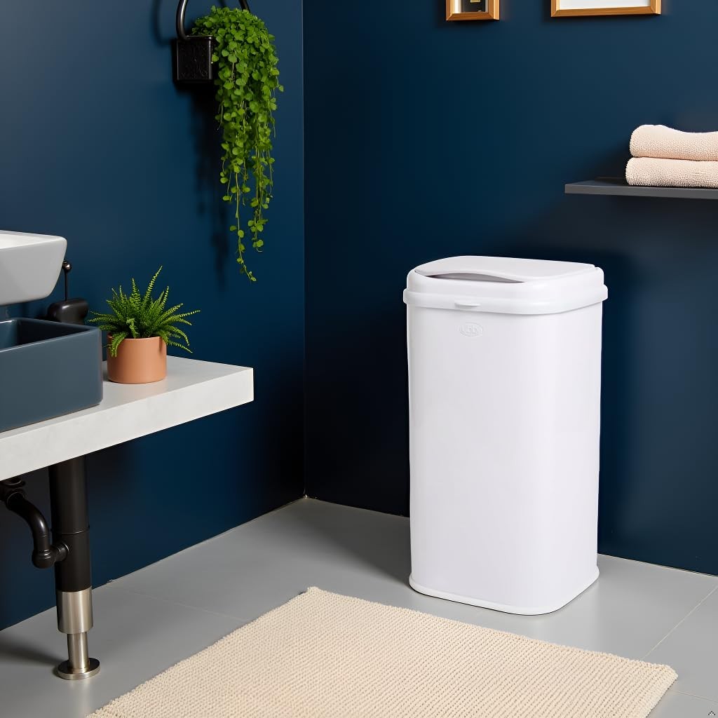 Ubbi Adult Diaper Pail, Steel Odor Locking, No Special Bag Required, Awards-Wi