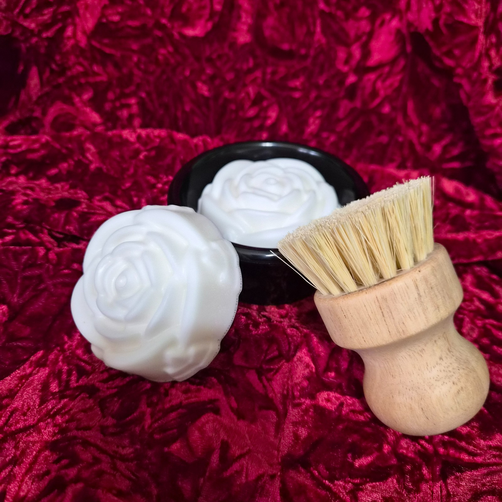 Handmade Solid Dish Soap Dish Scrubber Dishwashing No Waste Refill