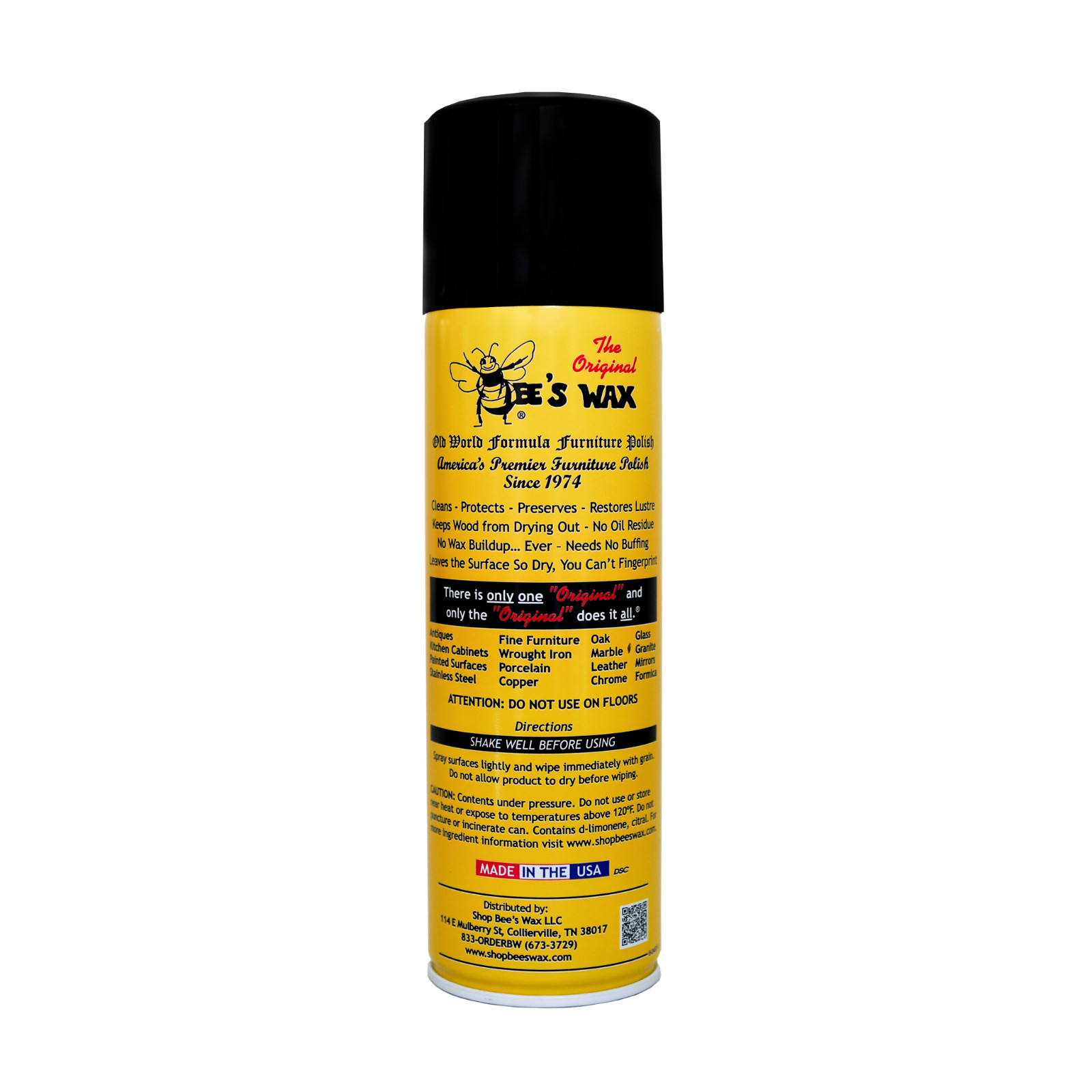 1 PACK – The Original Bee’s Wax Polish Large 17 oz can