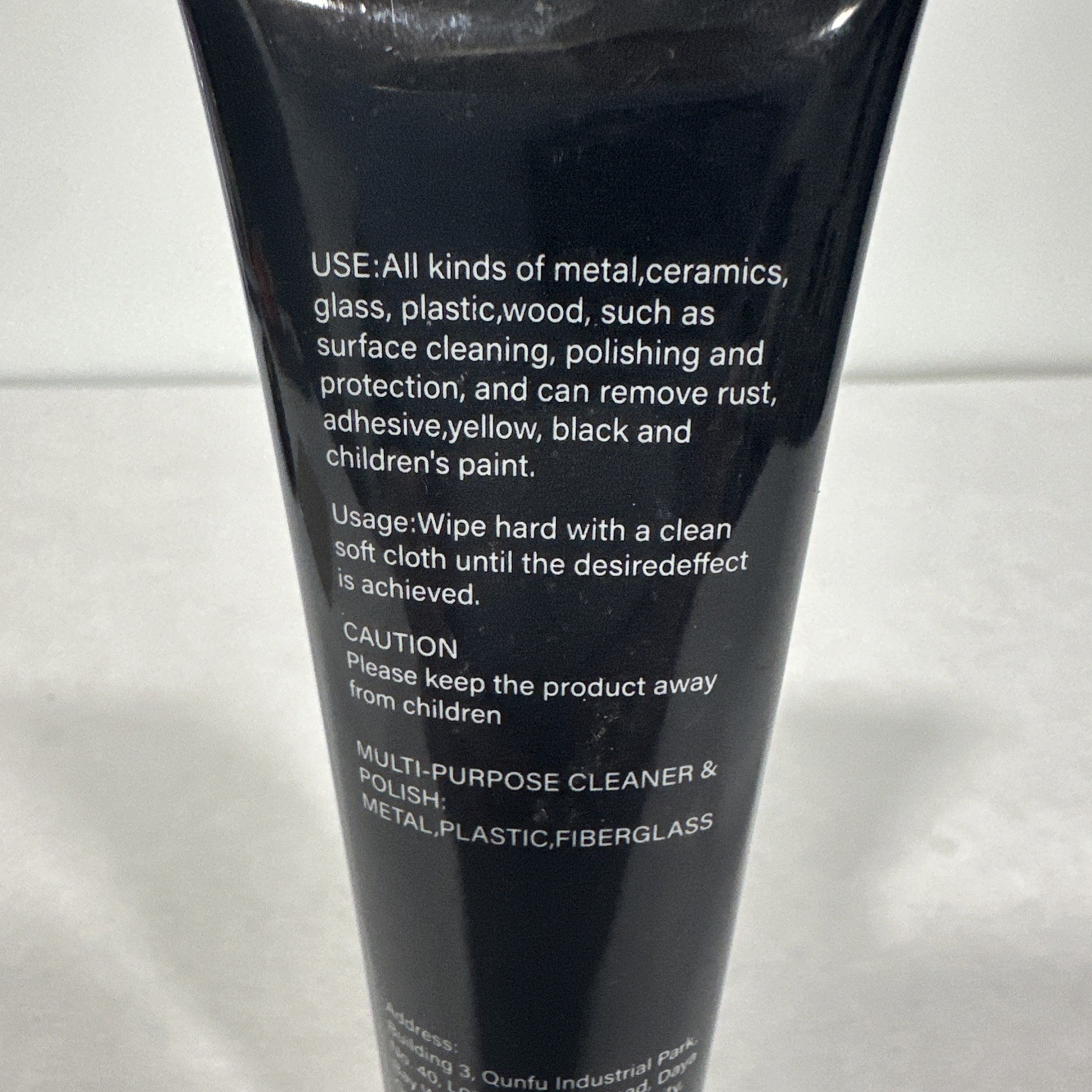 Metal Plastic And Fiberglass Polish for metal, ceramics, glass, plastic, etc