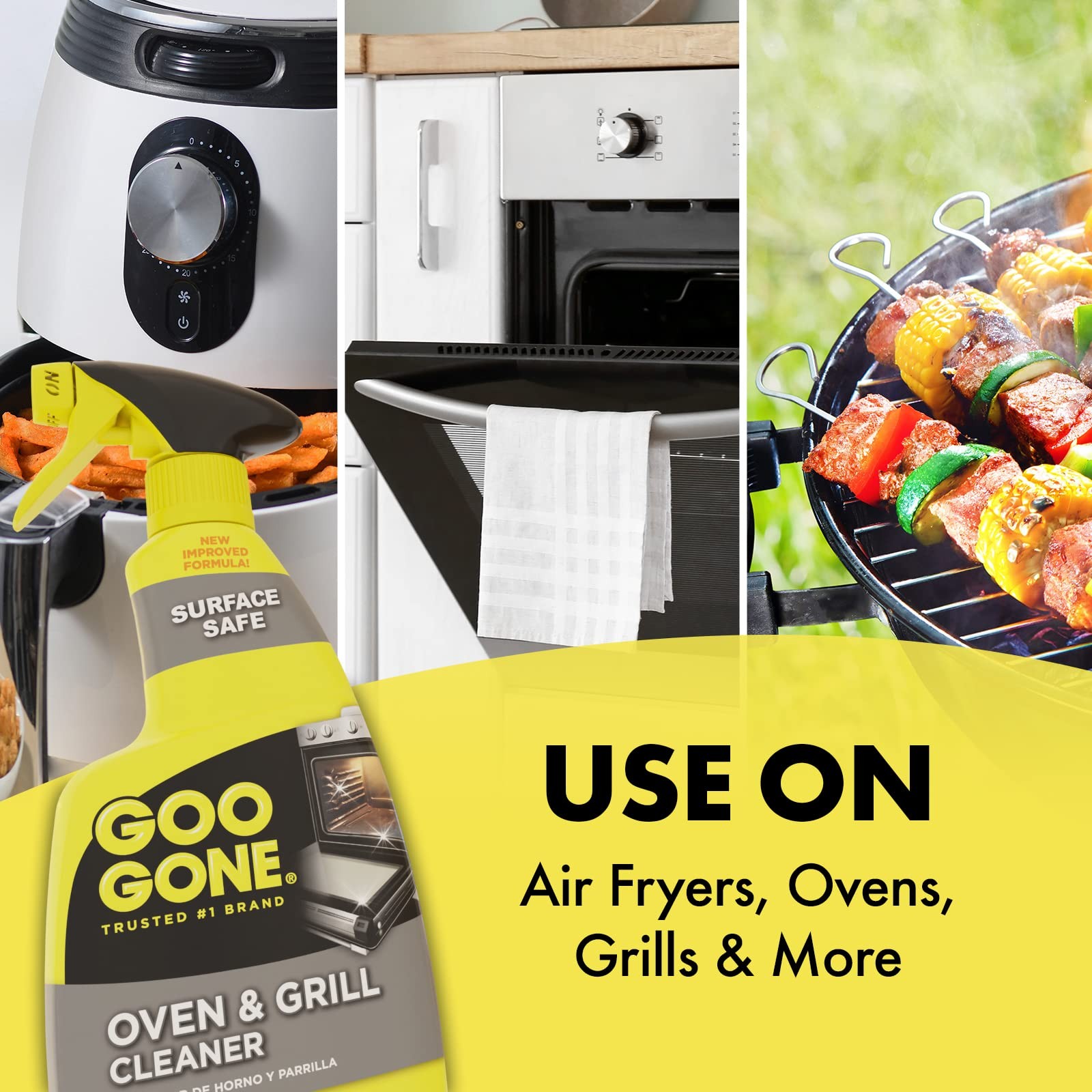 Oven And Grill Cleaner 28 Ounce Removes Tough Grease Food Spills Surface Safe