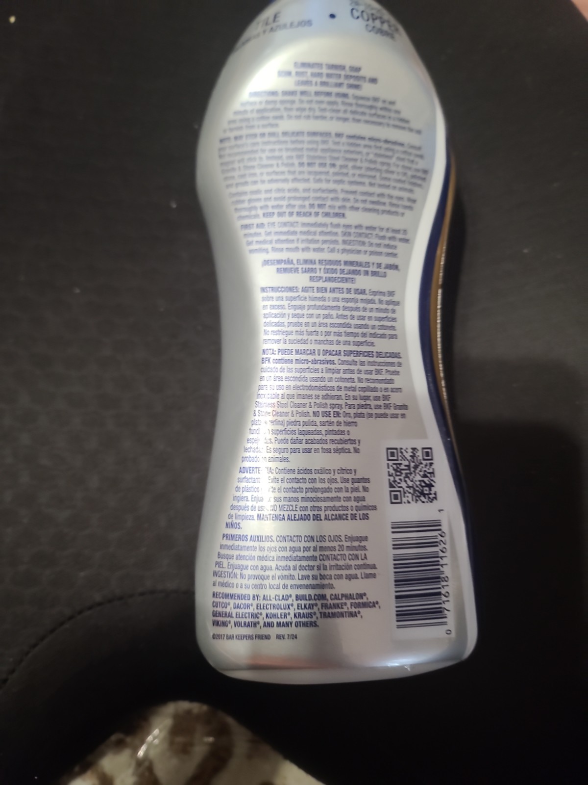 Bar Keepers Friend Soft Cleaner Premixed Formula, Citrus, 26 Ounce