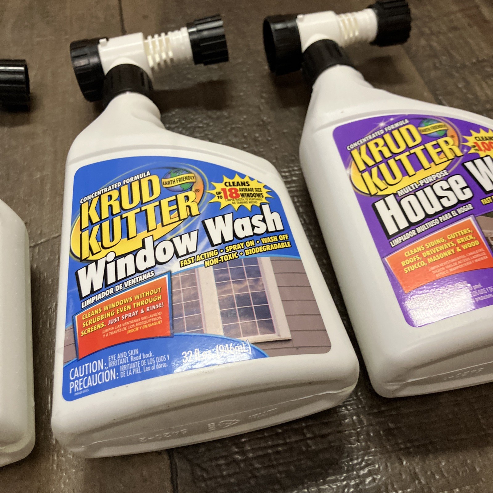 Non Toxic House Siding Wash Soap Krud Kutter 32 oz Lot Of 3 Biodegradable Gutter