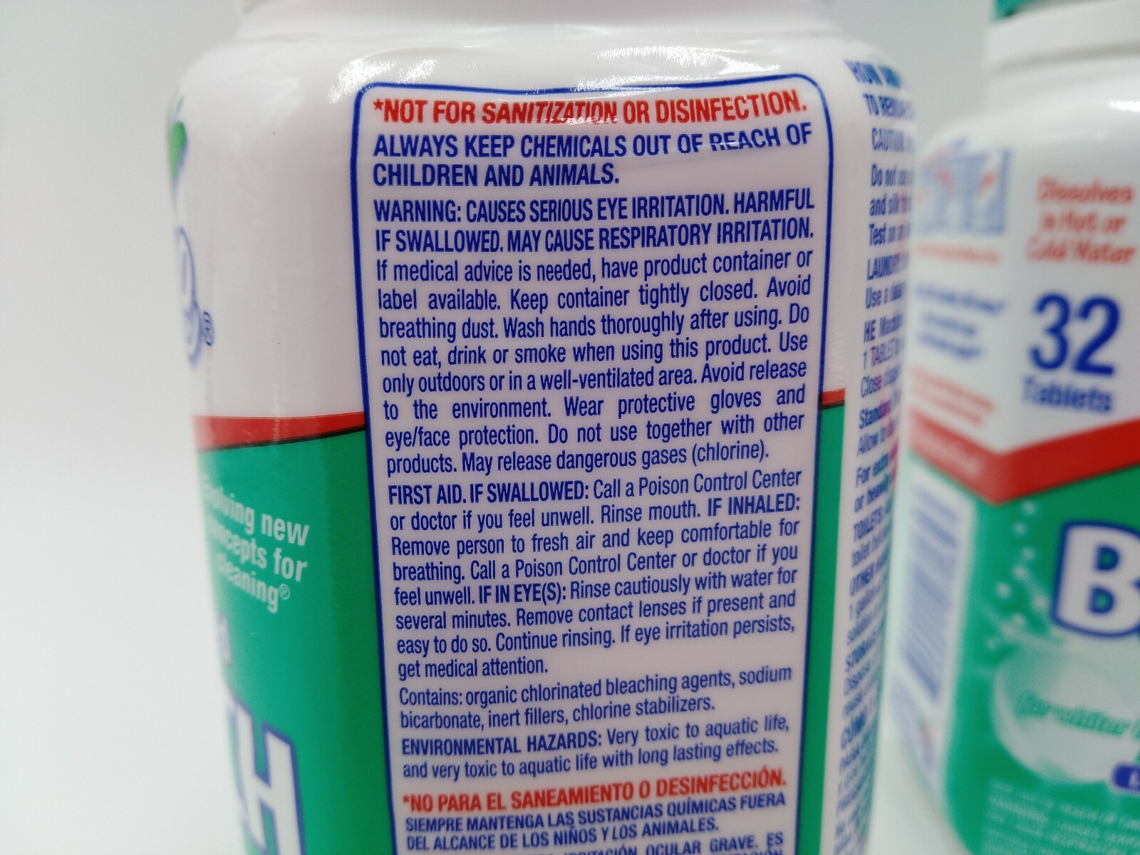 Evolve Linen Breeze Scent Bleach Tablets 2 Ultra Concentrated