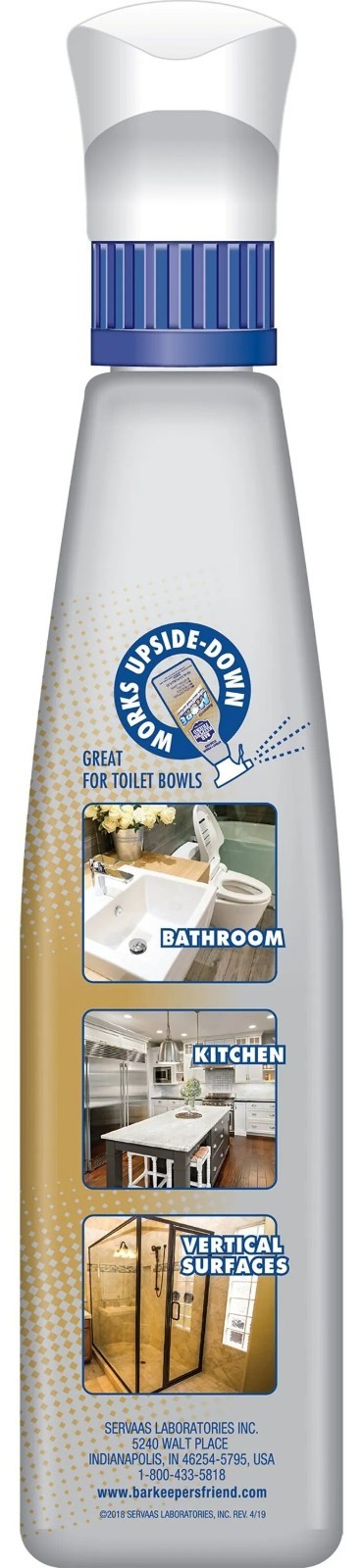Bar Keepers Friend 25.4-fl oz Lemon Foam Multipurpose Bathroom Cleaner Spray NEW