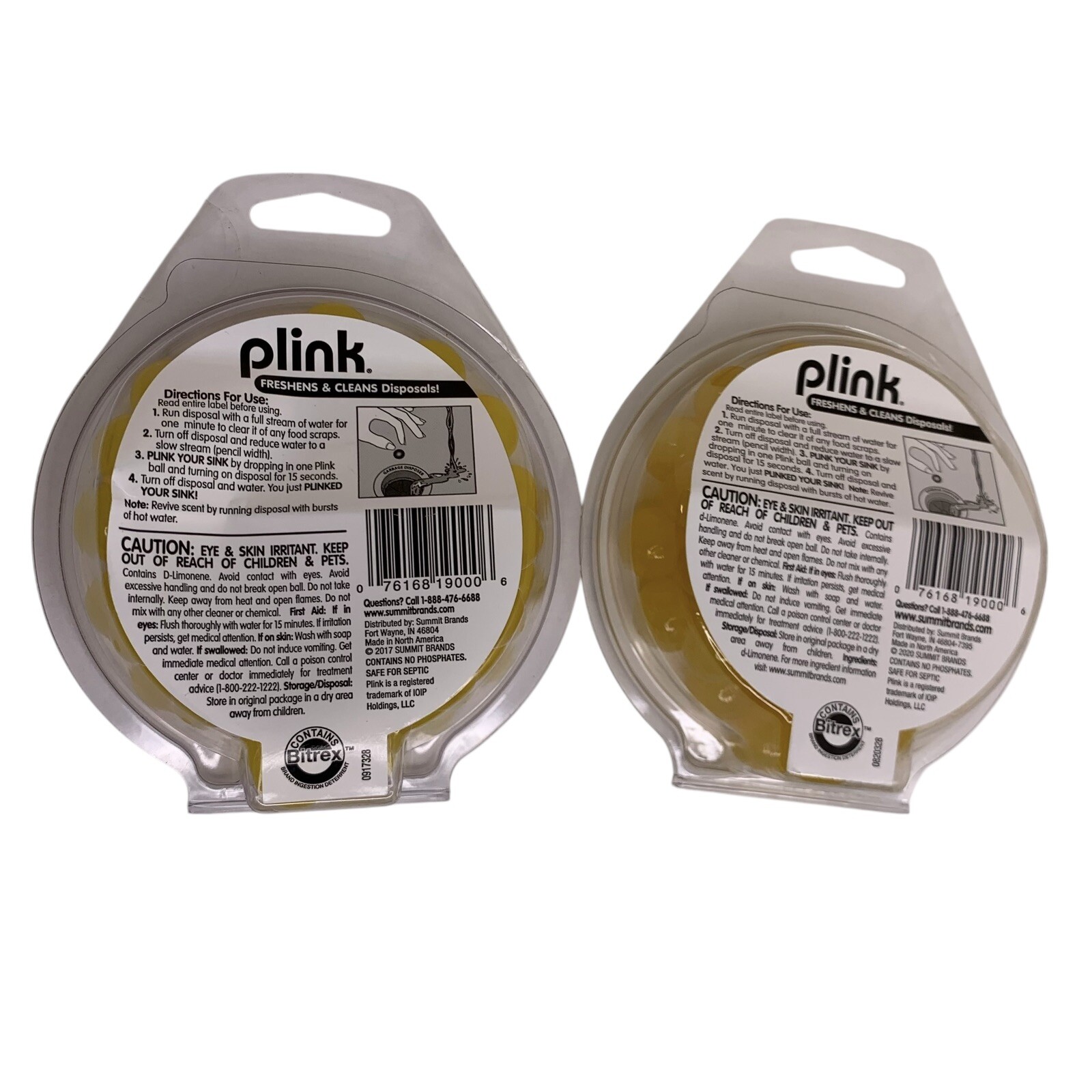 Plink Garbage Disposer Freshener and Cleaner Sink Disposal Odor Eliminator 80ct