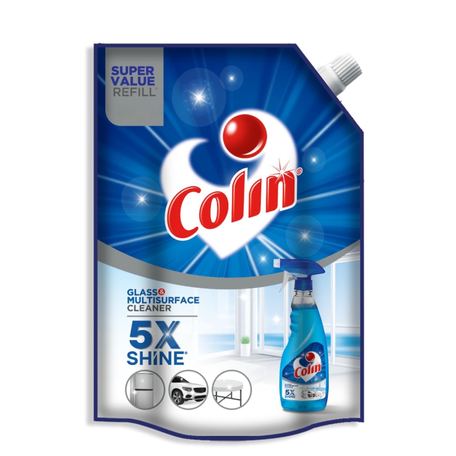 Colin 1L Glass & Surface Cleaner – India’s #1 All-Purpose Cleaner
