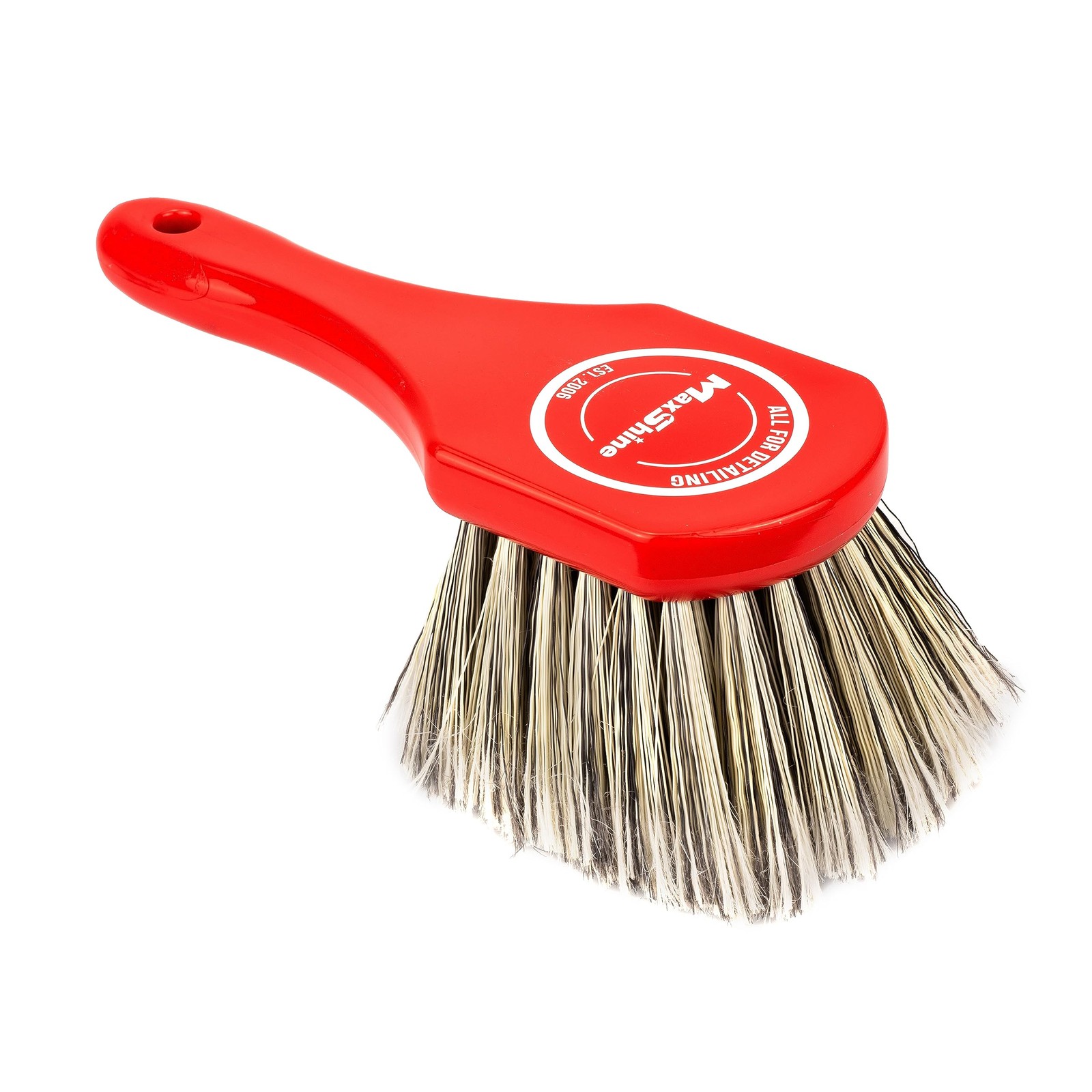 Universal Wheel & Body Cleaning Brush | Medium-Duty Car Detailing Brush with …