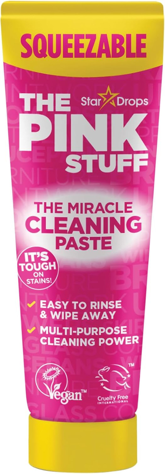 The Pink Stuff the Miracle Squeezable Cleaning Paste 300G Easy to Rinse Multi Pu